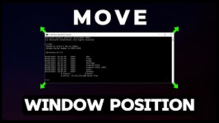 Move position of a window using CMD  NirCMD tutorial [upl. by Wakefield]