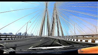 Mumbai Sea Bridge  Bandra Worli Sea Link  Drive Over Arabian Sea [upl. by Iamhaj334]