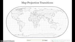 Map Projection Transitions [upl. by Hcab601]