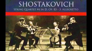 Shostakovich String Quartet No 4 in D Op 83 Borodin Quartet [upl. by Annaeiluj]