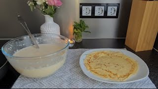 Das GEHEIMNIS perfekter französischer Pfannkuchen liegt darin alle Zutaten richtig zu mischen [upl. by Knitter210]