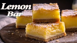 PERFECT Lemon Bars  Famous Dessert in US 🥞🥞 [upl. by Manwell]