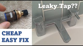 Dripping Tap  Easy Ceramic Cartridge Fix DIY PLUMBING TIP [upl. by Kalb519]