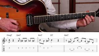 Scrapple From The Apple  Learn The Melody  Jazz Guitar Lesson [upl. by Rube931]