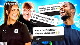 quotHIS SHOT POWER IS UNBELIEVABLEquot 🤯 LIVERPOOLS CODY GAKPO REVEALS ALL ON HIS TEAMMATES 👀😲 [upl. by Sleinad]