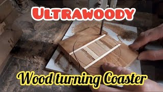 wood turning more coasters [upl. by Sproul]