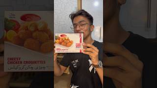 Trying cheesy chicken croquettes 😤 gone wrong  Janibhaivlogs trending shorts [upl. by Yetnom]