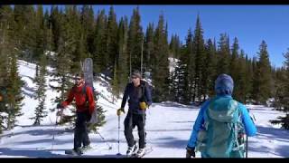 Snowshoeing in Rocky Mountain National Park [upl. by Rambert]