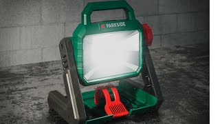 Parkside 20v batterypowered LED spotlight PLSA 20Li A1 Parkside LED reflektor 20v [upl. by Soracco]