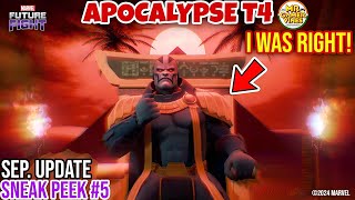 😎 Apocalypse T4 New Uniform  SNEAK PEEK 5  Marvel Future Fight [upl. by Atsahc903]