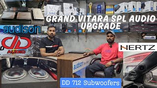 Maruti Grand Vitara 🔊 SPL Audio 🚘 DD Audio  Bullet Tweeter  DD 712 Subwoofer  Audison  Hertz [upl. by Dominus]