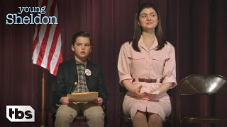 Sheldon’s Election Speech Clip  Young Sheldon  TBS [upl. by Emmey162]