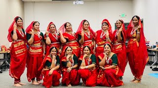 Practice Dance video 2 India fest 2024 MP folk dance [upl. by Euqinue]