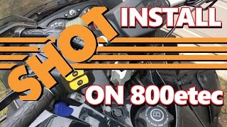 How to install SHOT on 800etec ski doo snowmobile [upl. by Atirhs]