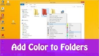 Folder ColorizerAdd Color to your Windows Folders XP 7 Vista and 8 [upl. by Kiker996]