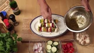 Vege špízy  vegetariánský recept  Receptnajidlocz [upl. by Nerral]