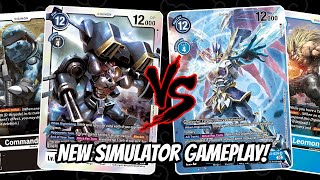 New Simulator DBrigade vs Ulforceveedramon Digimon TCG BT14 [upl. by Naples260]