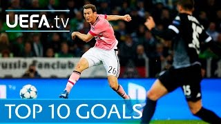 UEFA Champions League 201516  Top ten goals [upl. by Buonomo]