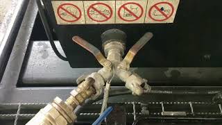 Sullair 375H CFM AIR COMPRESSOR START amp SHUT DOWN PROCEDURES [upl. by Tynan]