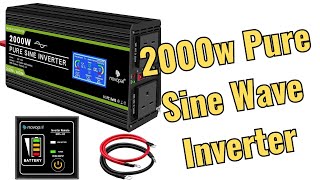 2000W 12v Pure Sine Wave Inverter  Motorhome and Campervan Power [upl. by Peednas]