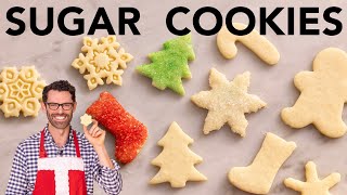 EASY No Spread Sugar Cookies Recipe [upl. by Hoi]