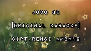 Jodo Ge Karaoke [upl. by Avan20]