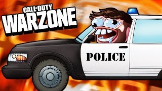 CRAZY POLICE CHASE  Call of Duty Warzone [upl. by Ahsila]