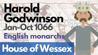 Harold Godwinson  English monarchs animated history documentary [upl. by Sivek]