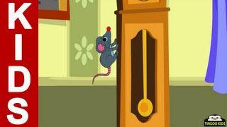 Nursery Rhymes  Hickory Dickory Dock  Kids Songs With Lyrics From TingooKids [upl. by Ilrebmyk543]