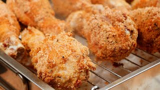 EASY CRUNCHY Breaded Chicken Drumsticks Delicious dinner right from the oven [upl. by Pamela410]