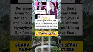 SUARA GHEA YOUBI DI SEBUT PASPASAN OLEH NETIZEN NYANYI 5 95 JOGETJOGET gheayoubi [upl. by Lramaj485]