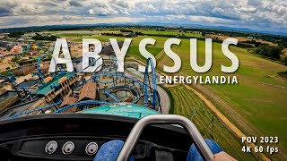 Abyssus EnergyLandia  Pierwszy wagonik 2023 4K POV [upl. by Nelson]