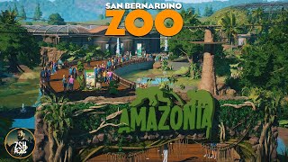 Amazonia Complete Amazonian Area in Franchise Mode  San Bernardino Zoo  Planet Zoo [upl. by Formica879]