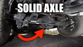 Solid Axle Suspension  How Truck Suspensions Work [upl. by Lolande]