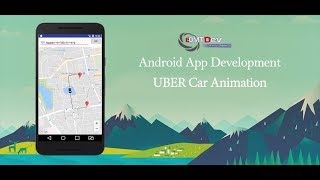 Android Studio Tutorial  UBER Car animation [upl. by Eetnwahs981]