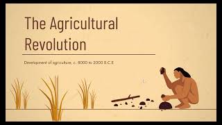 Unit 0 Video 1  Paleolithic Humans amp the Development of Agriculture [upl. by Trub]