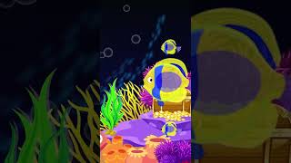 Undersea Baby Lullaby Soothing fishes Calming Undersea Animation Aquarium fish 1 [upl. by Philo613]