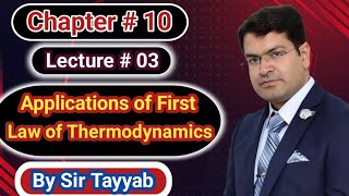 Lecture 3Applications 1st law of thermodynamicsisobaricisochoricisothermal amp adiabatic process [upl. by Hally]