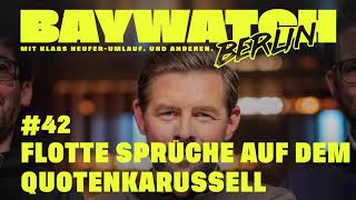 Flotte Sprüche auf dem Quotenkarussell  Folge 42  Baywatch Berlin  Der Podcast [upl. by Aerbma]