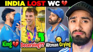 Bolne do Aaj Dil Tuta Hai 💔  India lost World Cup Final  IND vs AUS [upl. by Aketal]