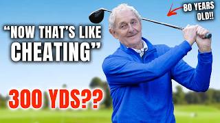 80 Year Old Golfer Aims To Hit Driver 300 Yards [upl. by Naginnarb]