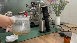 How to use Evenly DM47 electric grinder and Lelit coffee machine to make Americano coffee [upl. by Roosevelt465]