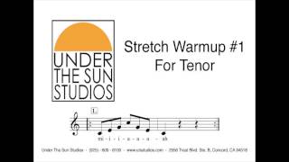 Vocal Stretch Warmup 1 for Tenor [upl. by Eicul]