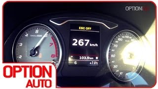 267 kmh  Audi S3 Sportback Option Auto [upl. by Occor]