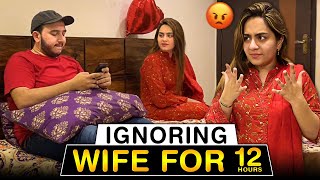 On high demand my first prank vlog😍 whole family ignoring my wife for 12 hrs😂 Gone wrong🤣 [upl. by Lerej]