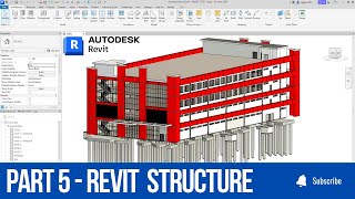 REVIT STRUCTURE  BANGUNAN GEDUNG  PART 5 bim revit revitstructure revitarchitecture revitmep [upl. by Trillbee804]