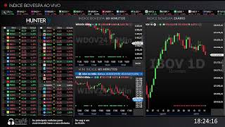 🔴 Ibovespa  WINV24 e WDOV24 Ao Vivo 19092024 [upl. by Auqinat]