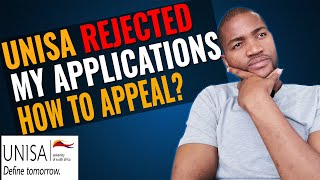 How to appeal at UNISA for 2023 after rejection  UNISA online admissions [upl. by Yee881]