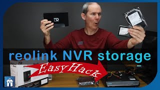 3 Ways to Increase Hard Drive Capacity on a Reolink NVR Cool Hack [upl. by Ulric]