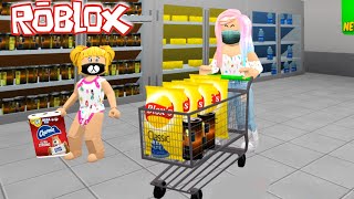 Familia Roblox Rutina de Cuarentena en Bloxburg con Goldie y Titi Juegos [upl. by Eelymmij680]